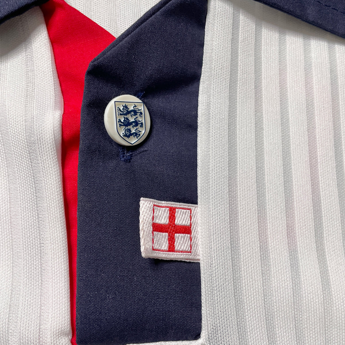 【正規選手支給品1998 UMBRO France World Cup England home L/S Beckham #7】