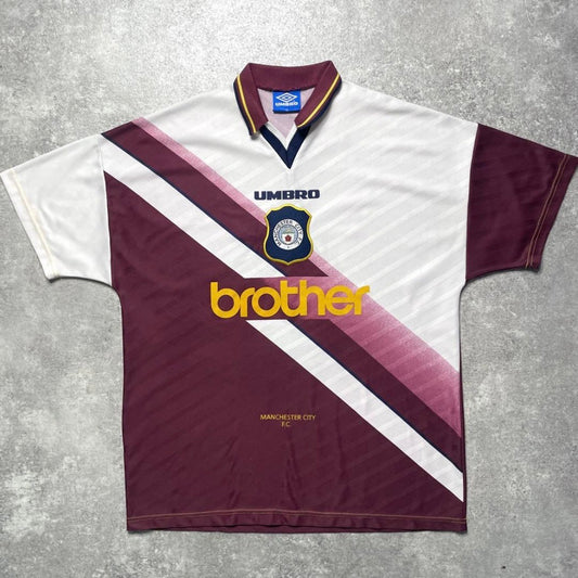 【正規品1996-1997 Umbro Manchester City away shirt】