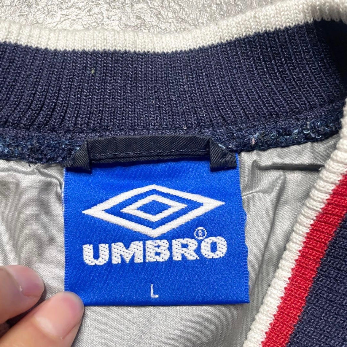 【正規品1990s Umbro England nylon pullover】