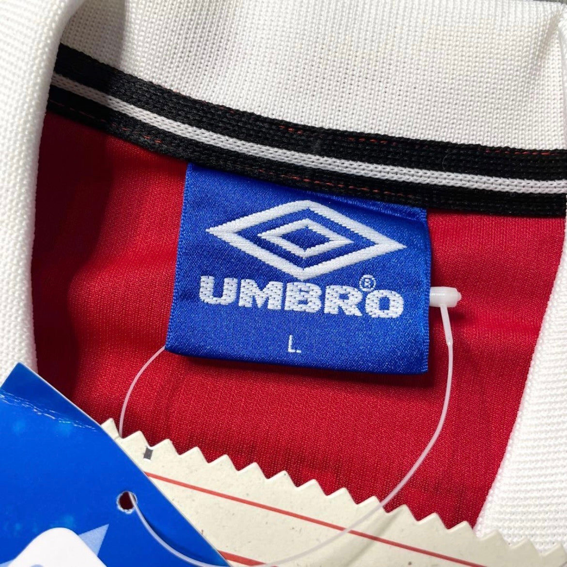 【BNWT正規品1998-2000 UMBRO Manchester United home L/S BECKHAM #7】