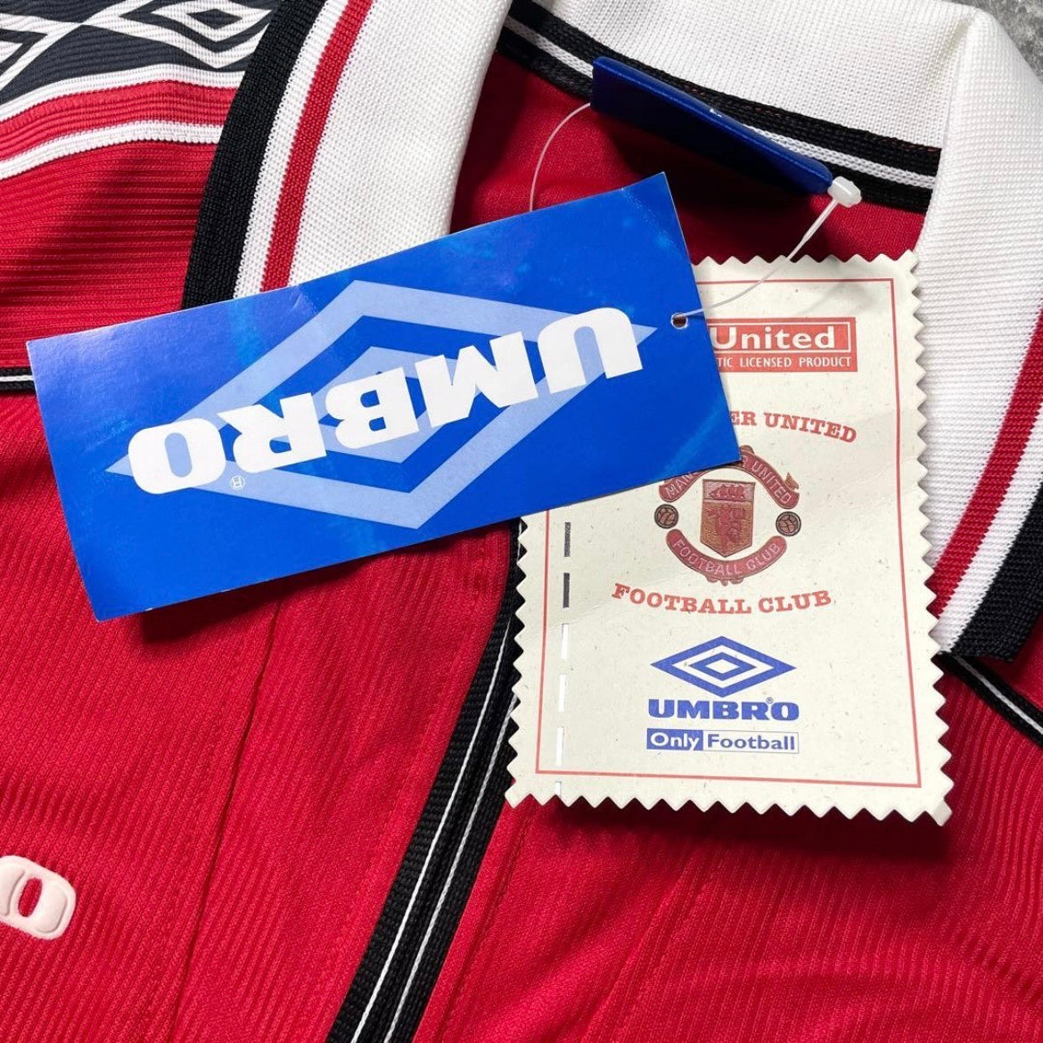 【BNWT正規品1998-2000 UMBRO Manchester United home L/S BECKHAM #7】
