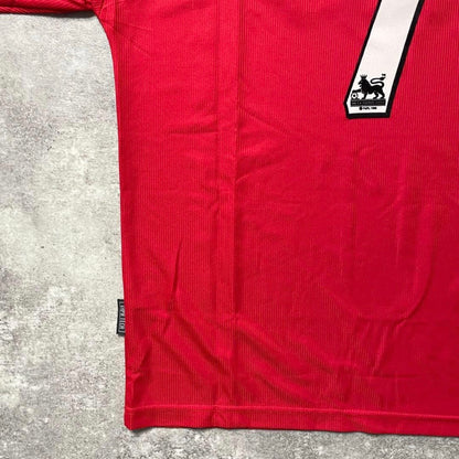 【BNWT正規品1998-2000 UMBRO Manchester United home L/S BECKHAM #7】