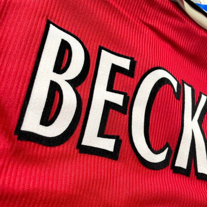 【BNWT正規品1998-2000 UMBRO Manchester United home L/S BECKHAM #7】