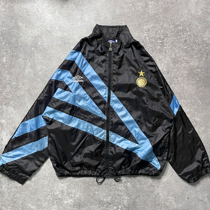 【正規品1992-1993 UMBRO Inter Milan nylon track jacket】