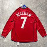【BNWT正規品2001-2003 Umbro England away Beckham #7】