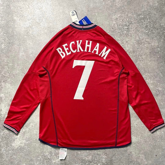 【BNWT正規品2001-2003 Umbro England away Beckham #7】