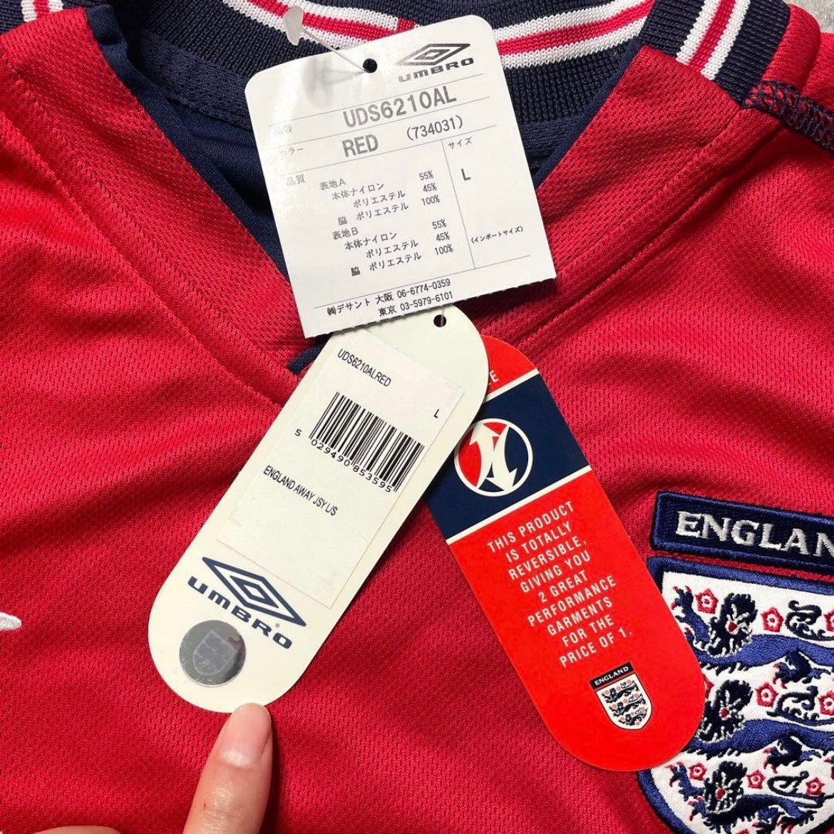 【BNWT正規品2001-2003 Umbro England away Beckham #7】