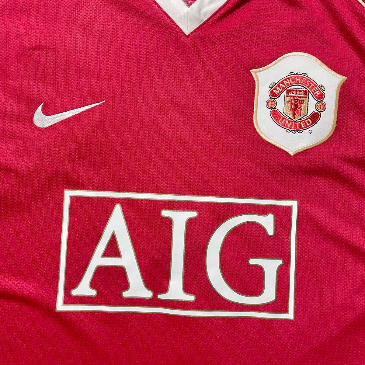 【正規品2006-2007 NIKE Manchester United home L/S RONALDO #7】