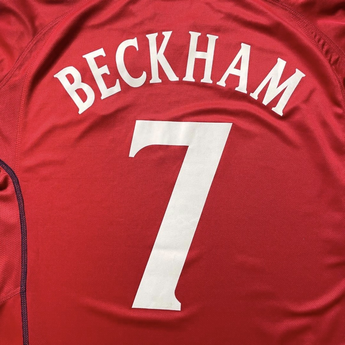 【BNWT正規品2001-2003 Umbro England away Beckham #7】