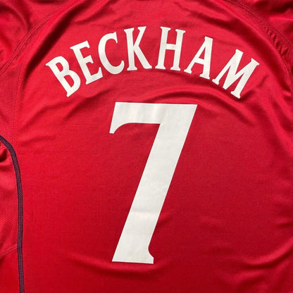 【BNWT正規品2001-2003 Umbro England away Beckham #7】