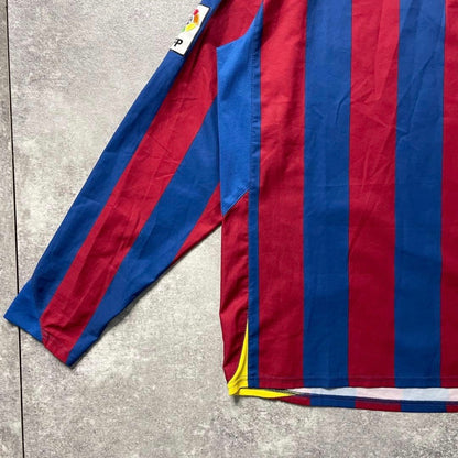 【正規品2005-2006 NIKE Barcelona home L/S LARSSON #7】