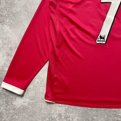 【正規品2006-2007 NIKE Manchester United home L/S RONALDO #7】