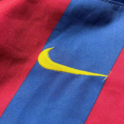 【正規品2005-2006 NIKE Barcelona home L/S LARSSON #7】