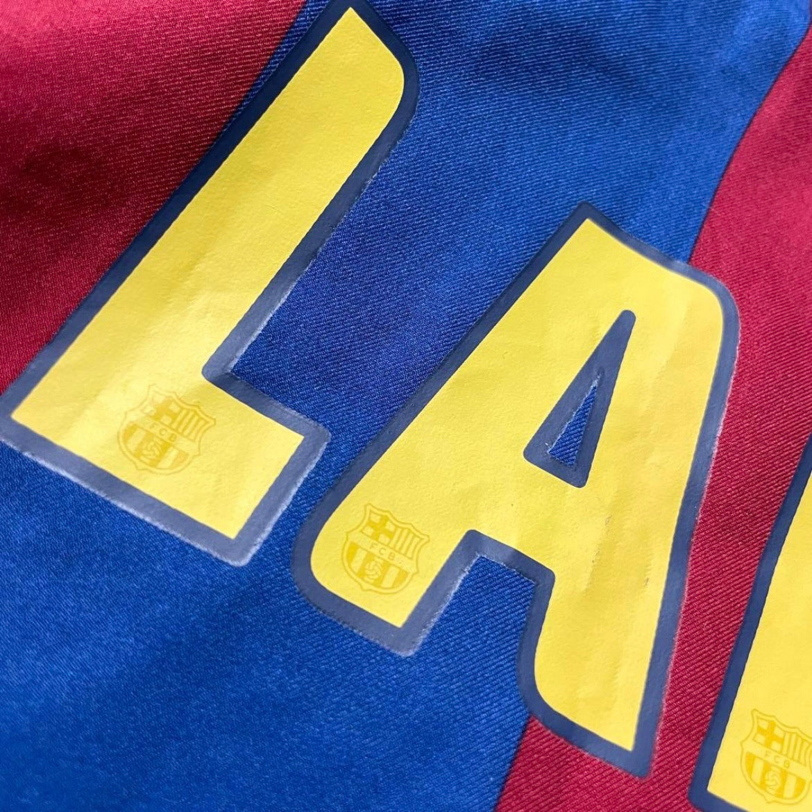 【正規品2005-2006 NIKE Barcelona home L/S LARSSON #7】