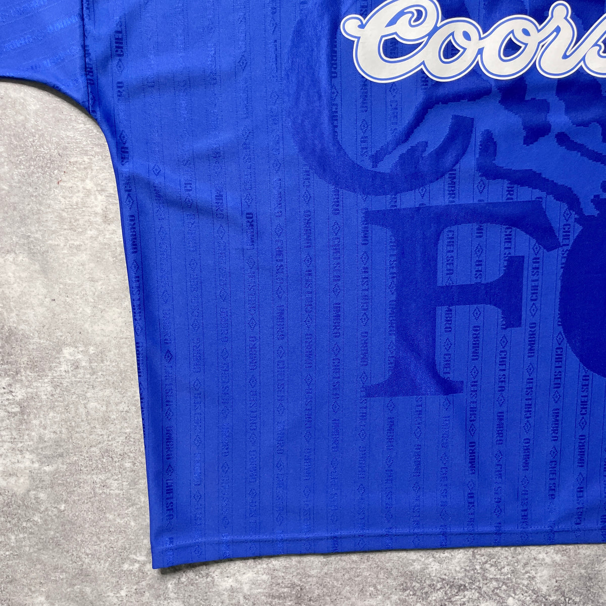 【正規品1995-1997 UMBRO Chelsea home 1997 FA CUP FINAL GULLIT #4】