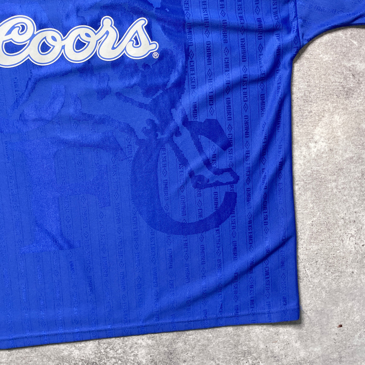 【正規品1995-1997 UMBRO Chelsea home 1997 FA CUP FINAL GULLIT #4】