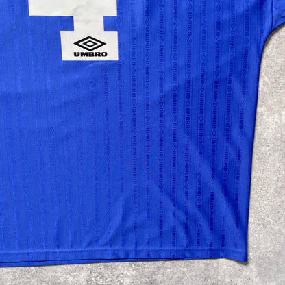 【正規品1995-1997 UMBRO Chelsea home 1997 FA CUP FINAL GULLIT #4】