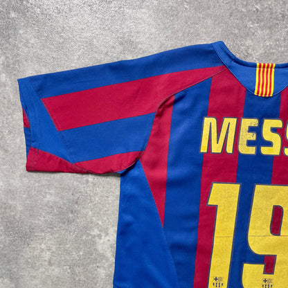 【正規品2005-2006 NIKE Barcelona home MESSI #19】