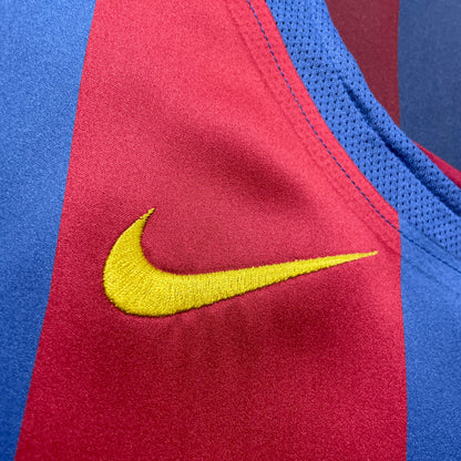 【正規選手支給品2004-2005 NIKE Barcelona home L/S PUYOL #5】