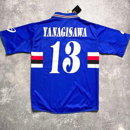 【BNWT正規品2003-2004 asics Sampdoria home YANAGISAWA#13】