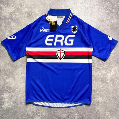 【BNWT正規品2003-2004 asics Sampdoria home YANAGISAWA#13】