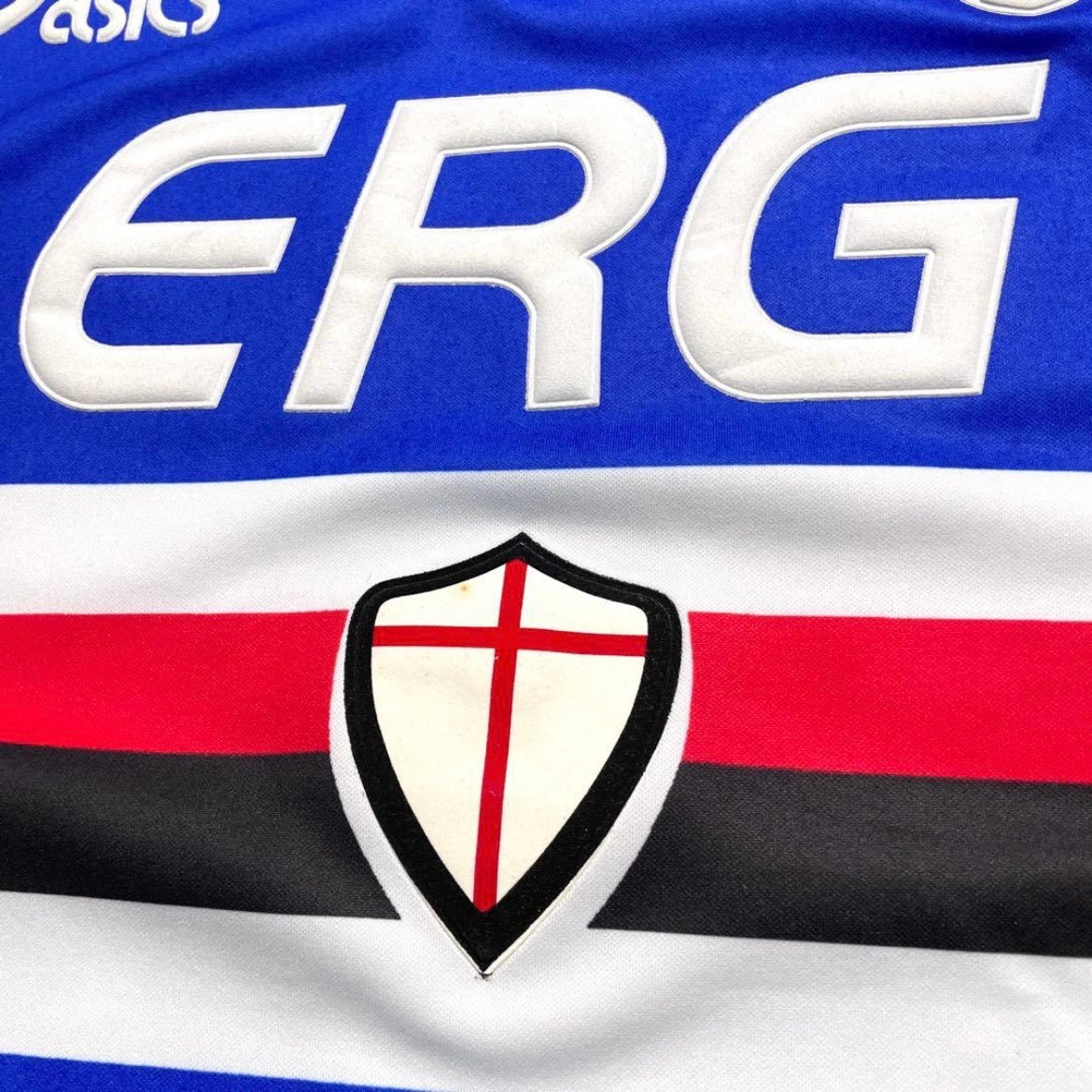 【BNWT正規品2003-2004 asics Sampdoria home YANAGISAWA#13】