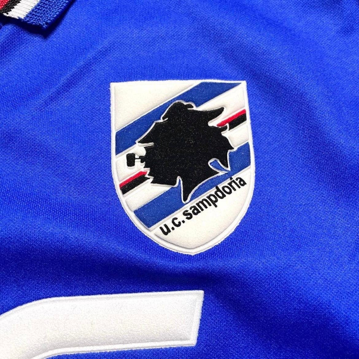 【BNWT正規品2003-2004 asics Sampdoria home YANAGISAWA#13】