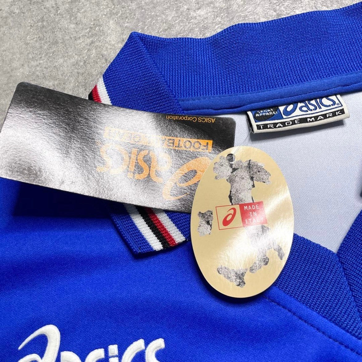 【BNWT正規品2003-2004 asics Sampdoria home YANAGISAWA#13】