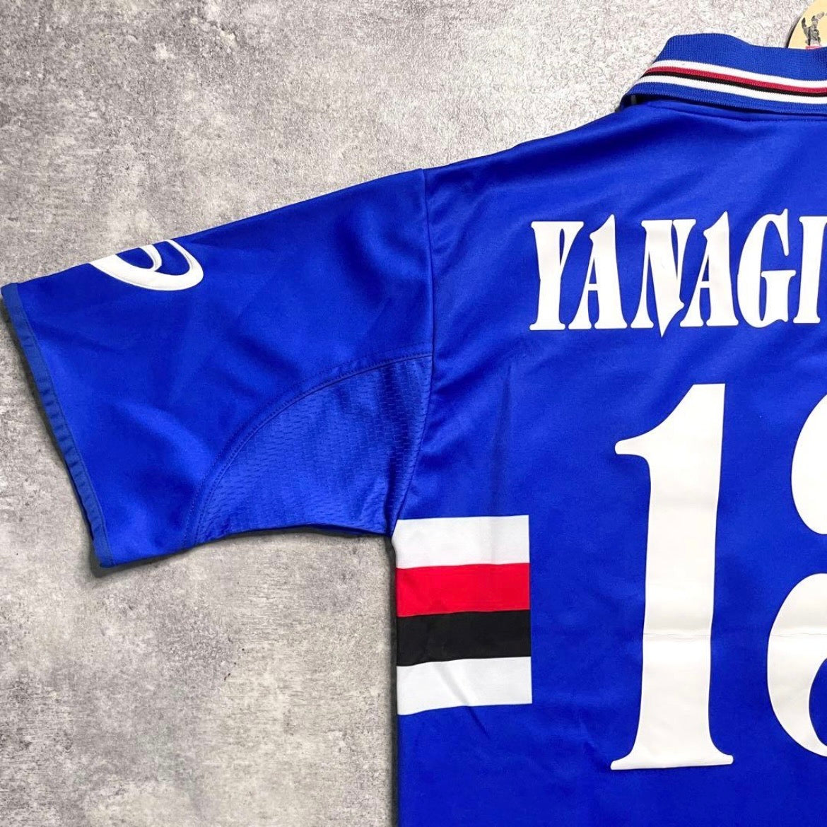 【BNWT正規品2003-2004 asics Sampdoria home YANAGISAWA#13】