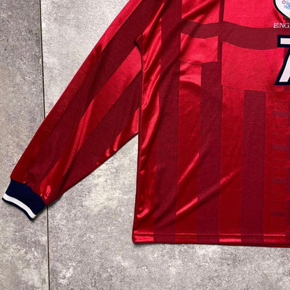【正規品1997-1999 UMBRO England away L/S Beckham #7】