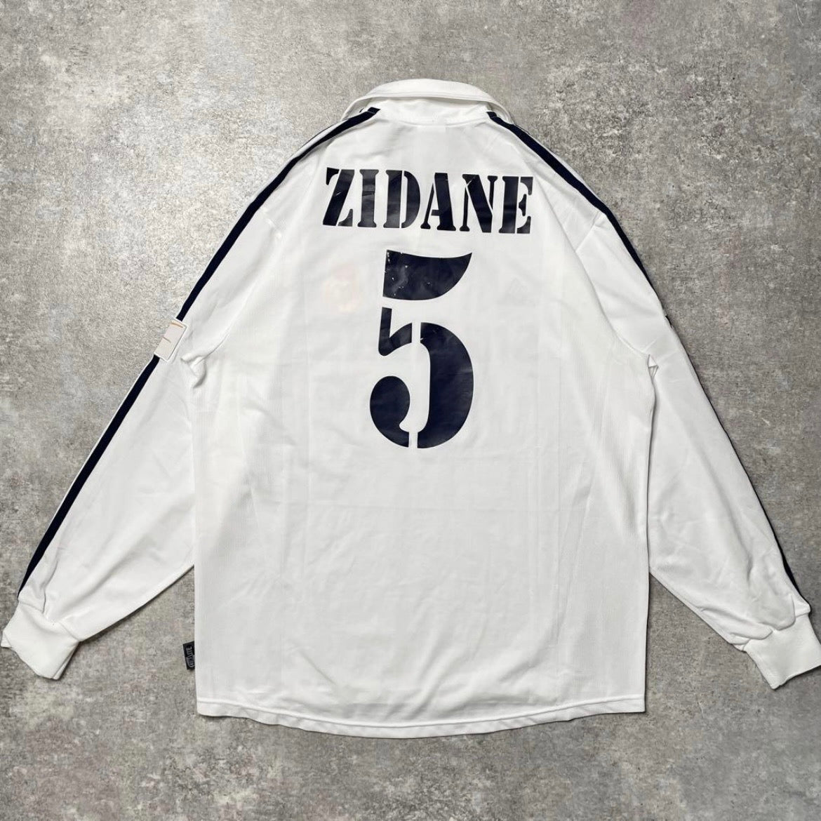 【正規品2002-2003 adidas Real  Madrid Home L/S Zidane #5】