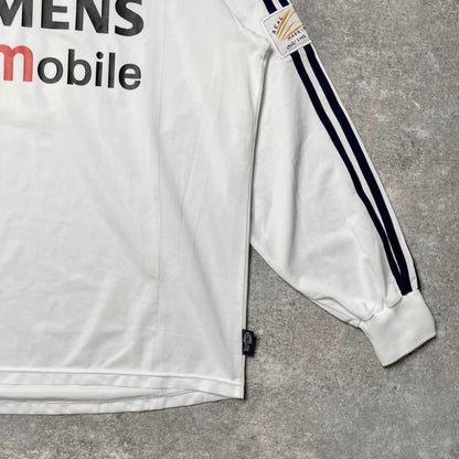 【正規品2002-2003 adidas Real  Madrid Home L/S Zidane #5】