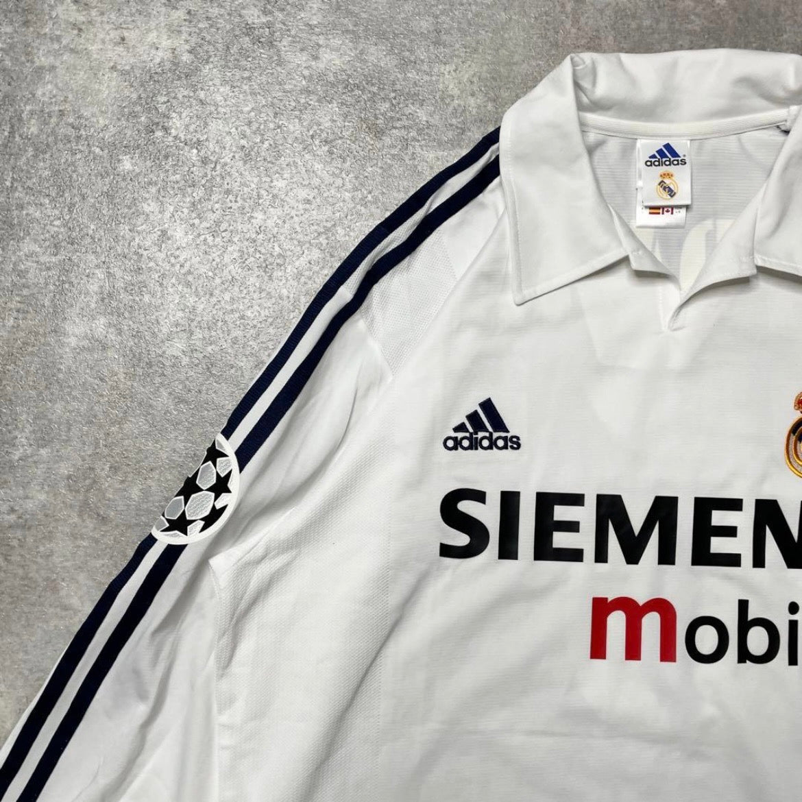 【正規品2002-2003 adidas Real  Madrid Home L/S Zidane #5】
