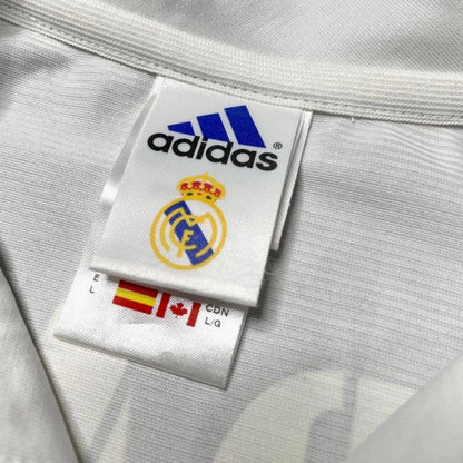 【正規品2002-2003 adidas Real  Madrid Home L/S Zidane #5】