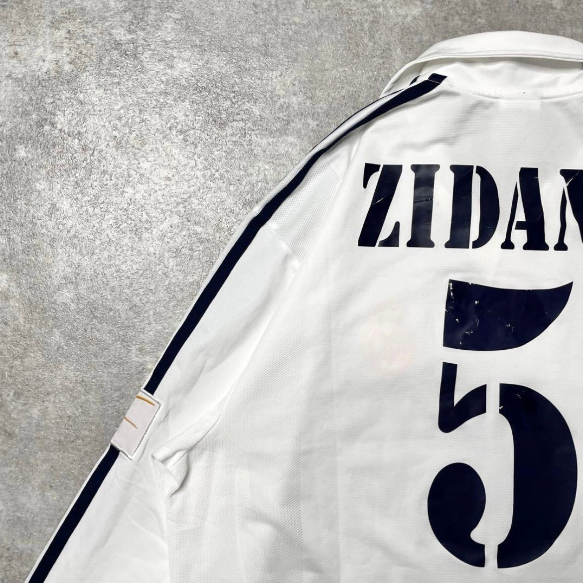 【正規品2002-2003 adidas Real  Madrid Home L/S Zidane #5】