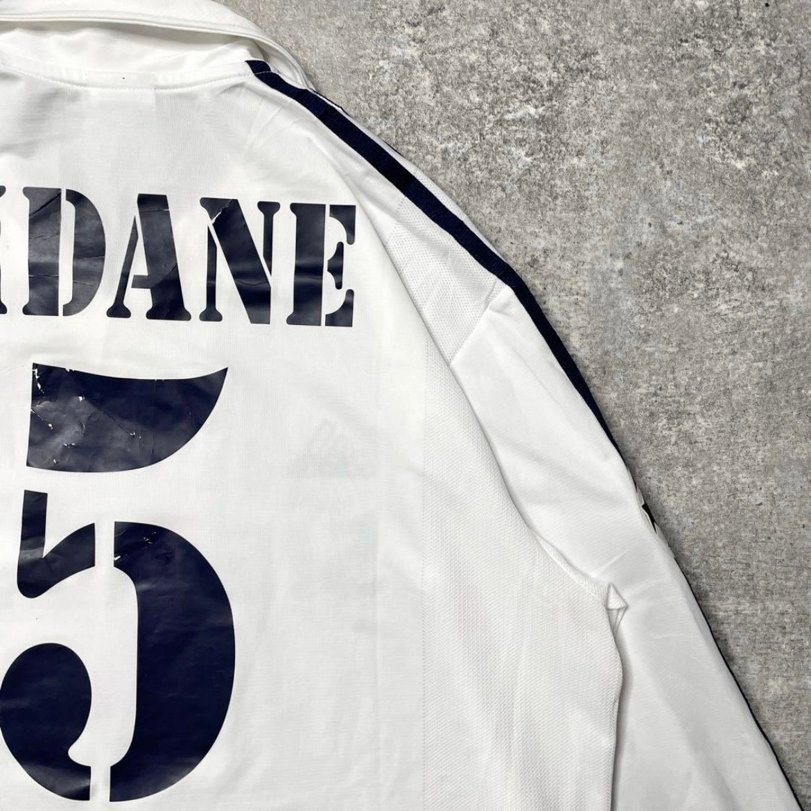 【正規品2002-2003 adidas Real  Madrid Home L/S Zidane #5】