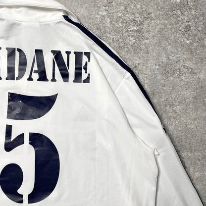 【正規品2002-2003 adidas Real  Madrid Home L/S Zidane #5】