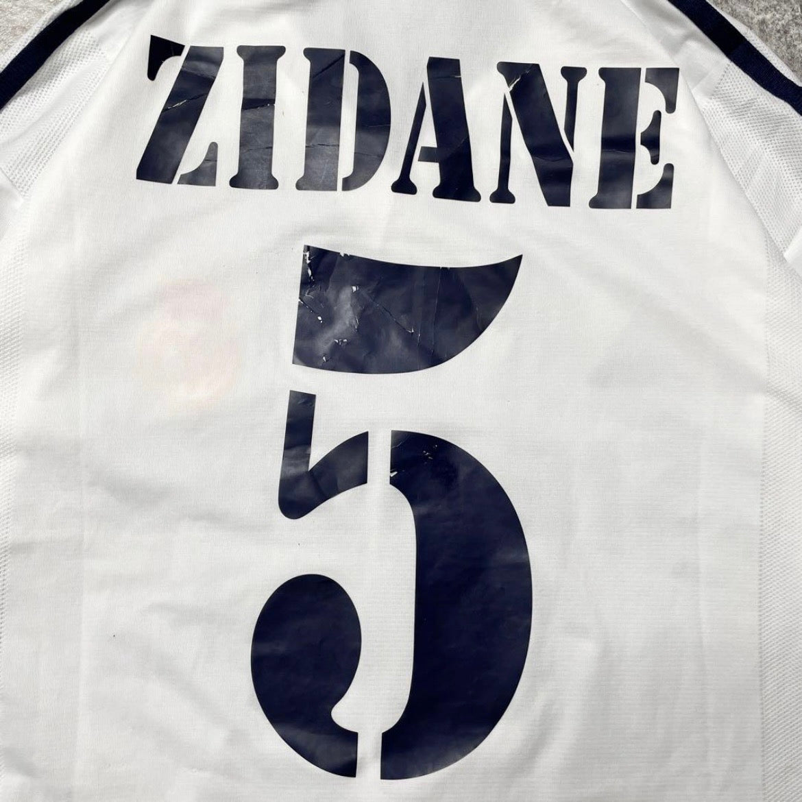 【正規品2002-2003 adidas Real  Madrid Home L/S Zidane #5】
