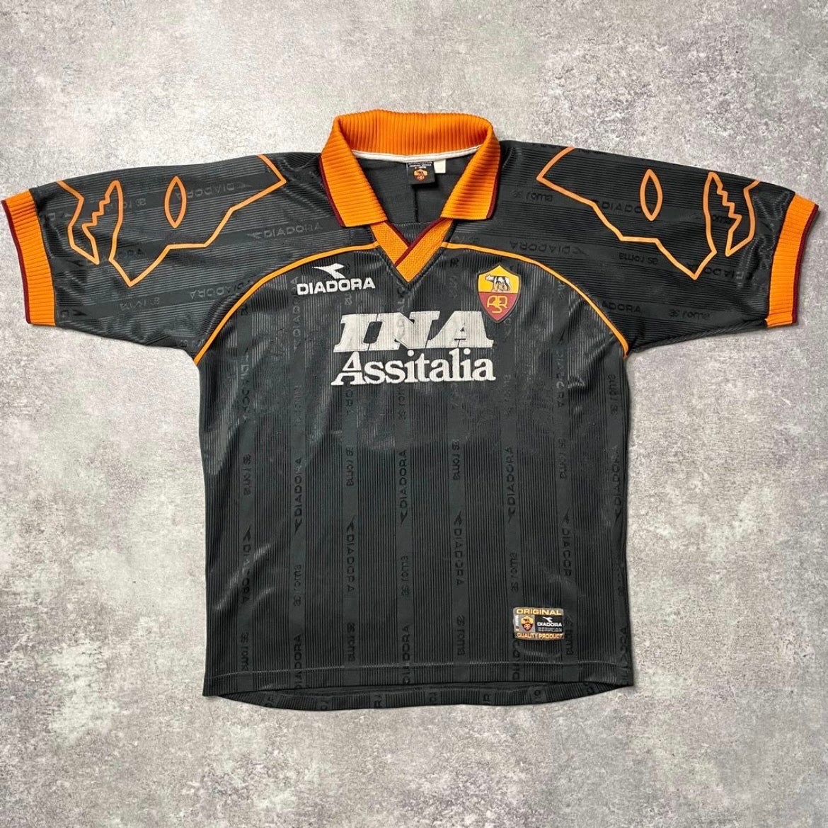 【正規品1999-2000 diadora Roma away #10】