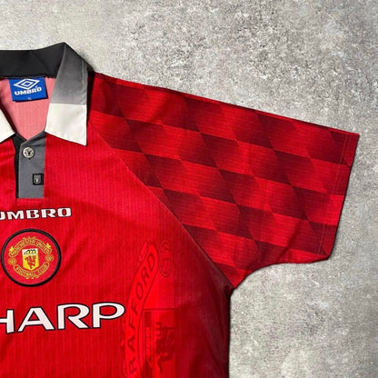【正規品1996-1998 UMBRO Manchester United Home Beckham #10