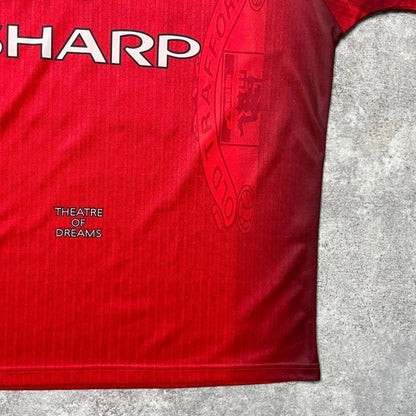 【正規品1996-1998 UMBRO Manchester United Home Beckham #10