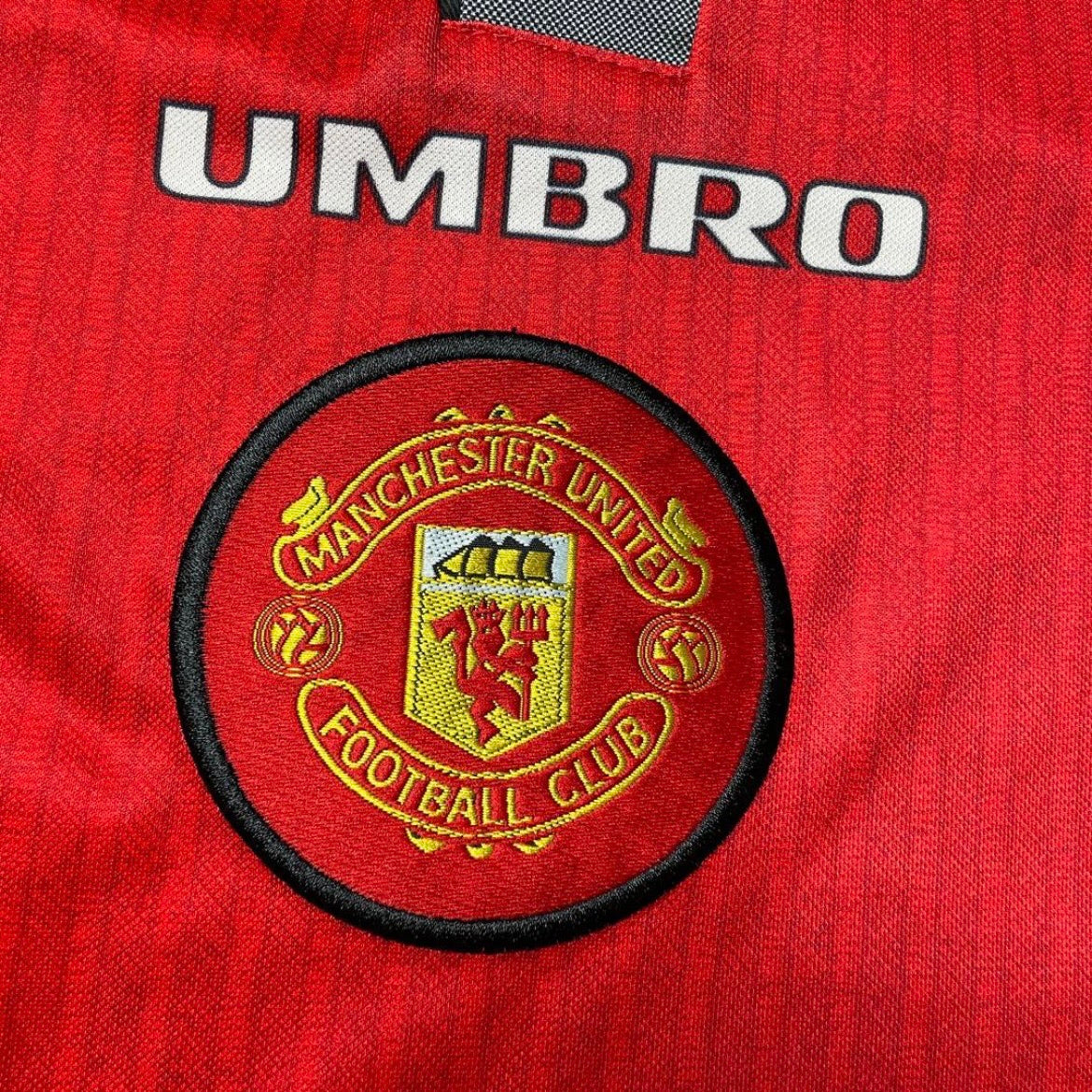【正規品1996-1998 UMBRO Manchester United Home Beckham #10