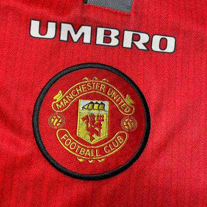 【正規品1996-1998 UMBRO Manchester United Home Beckham #10