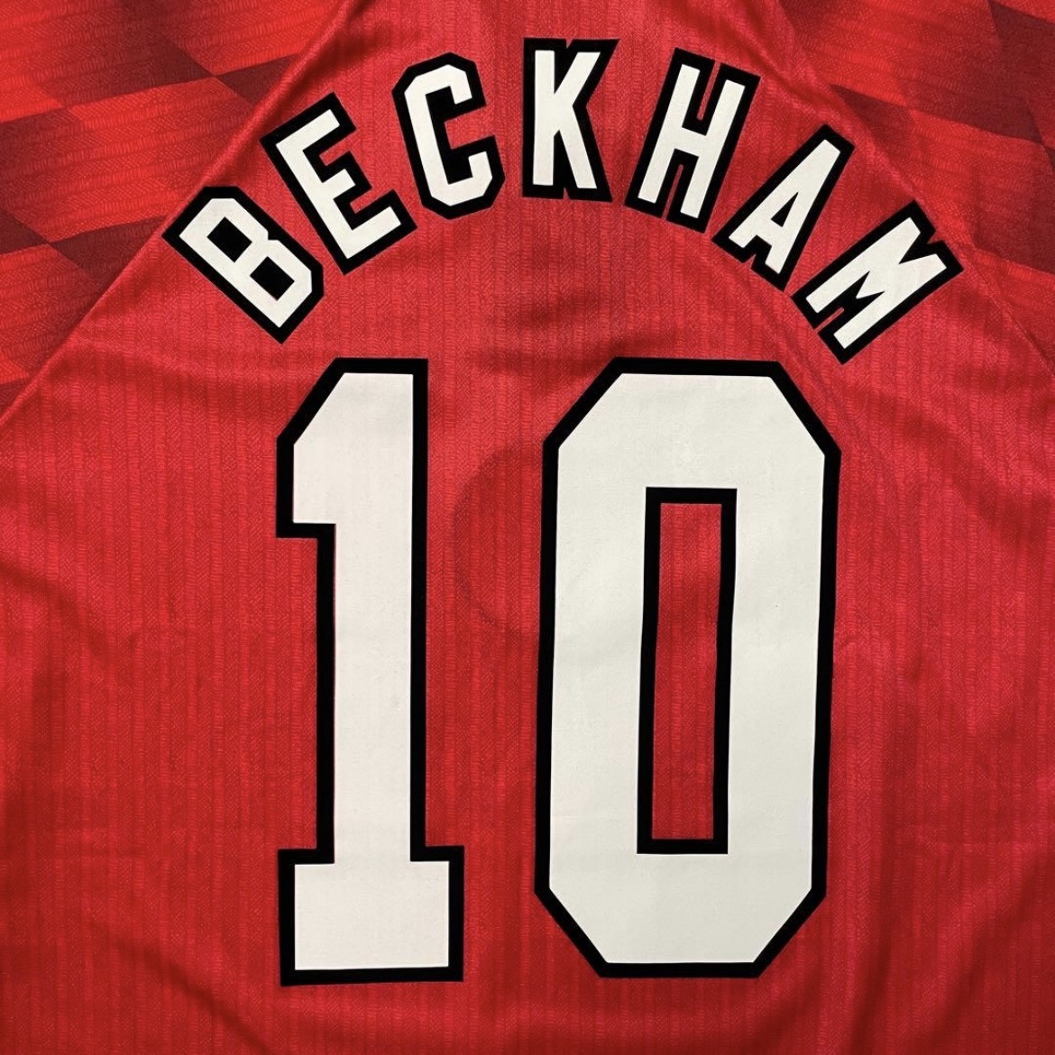 【正規品1996-1998 UMBRO Manchester United Home Beckham #10