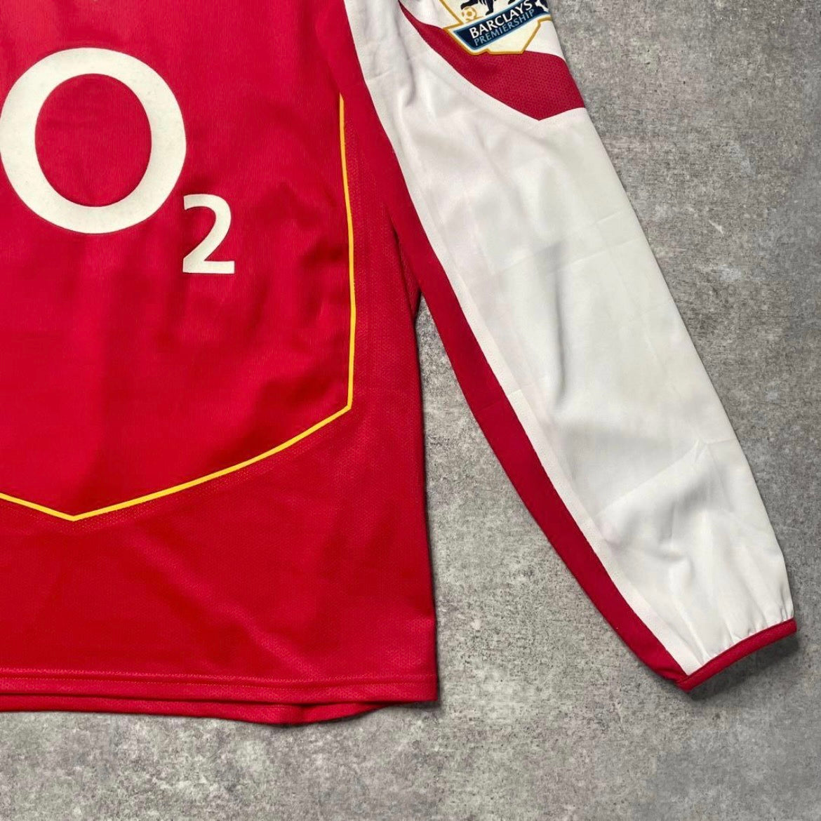 【BNWT正規選手支給品2004-2005 NIKE Arsenal home L/S Bergkamp #10】