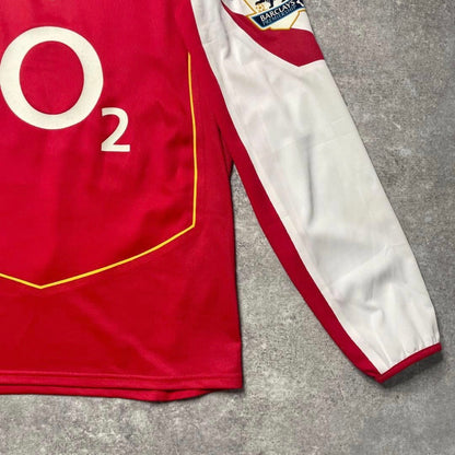 【BNWT正規選手支給品2004-2005 NIKE Arsenal home L/S Bergkamp #10】