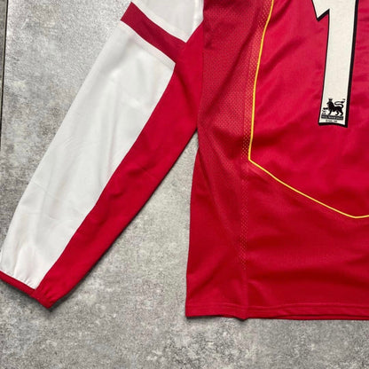 【BNWT正規選手支給品2004-2005 NIKE Arsenal home L/S Bergkamp #10】