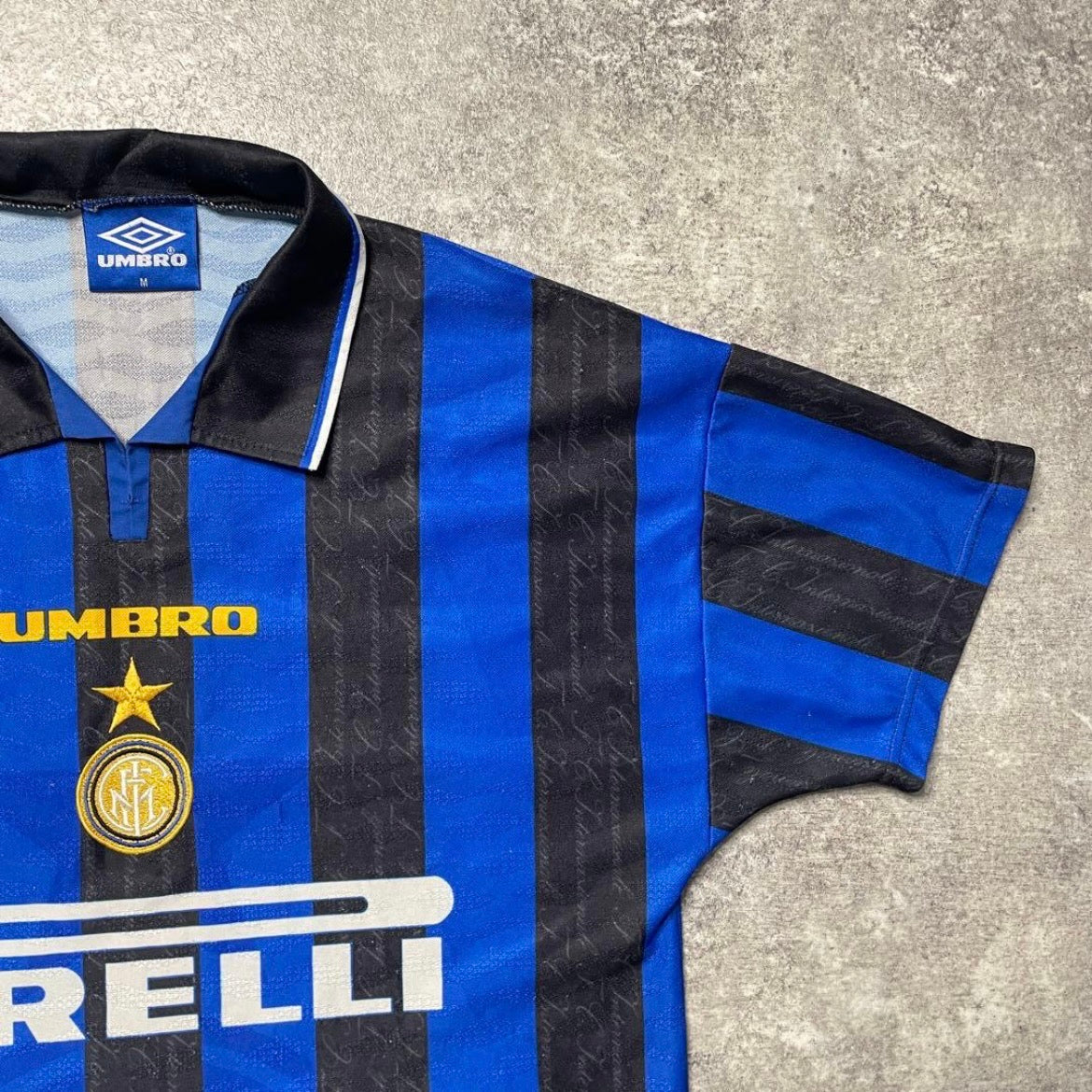 【正規品1996-1997 Umbro Inter Milan homeZAMORANO #9】