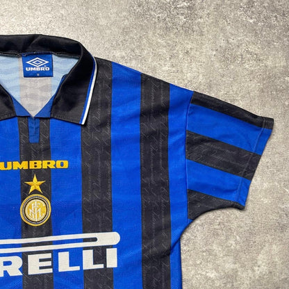 【正規品1996-1997 Umbro Inter Milan homeZAMORANO #9】