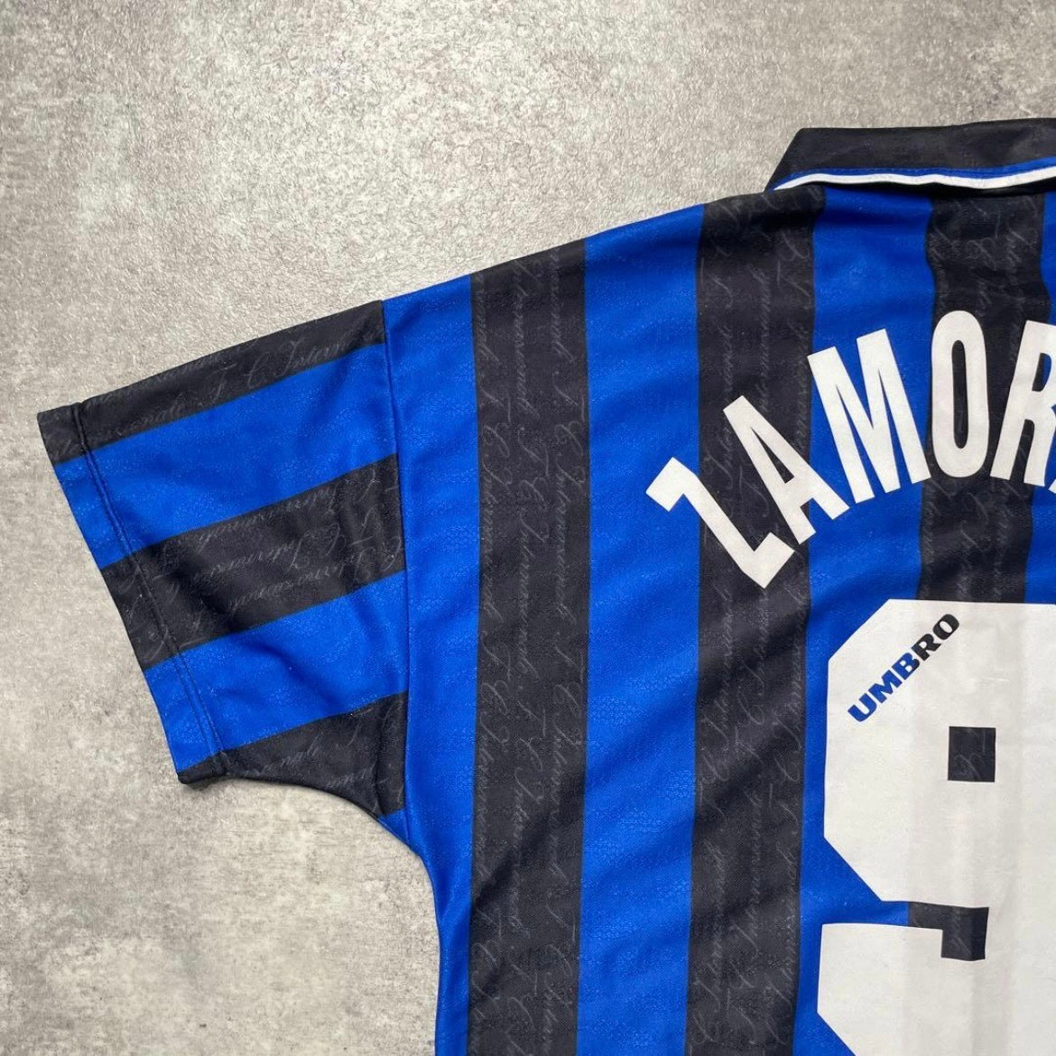 【正規品1996-1997 Umbro Inter Milan homeZAMORANO #9】